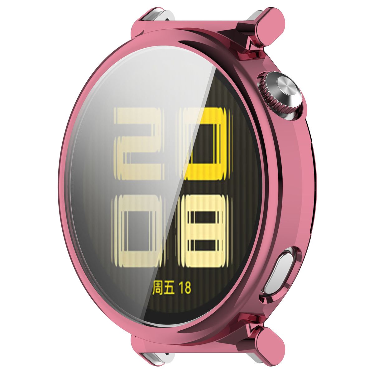 Schutzhülle für Huawei Watch GT 5 41 mm, Bizon Case Watch Felipe, Rosa