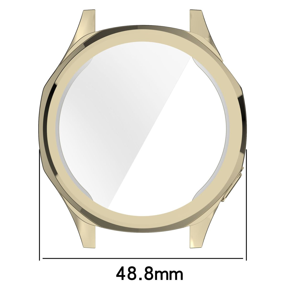 Schutzhülle für Huawei Watch GT 5 46 mm, Bizon Case Watch Felipe, Golden