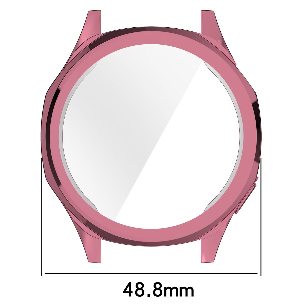 Schutzhülle für Huawei Watch GT 5 46 mm, Bizon Case Watch Felipe, Rosa