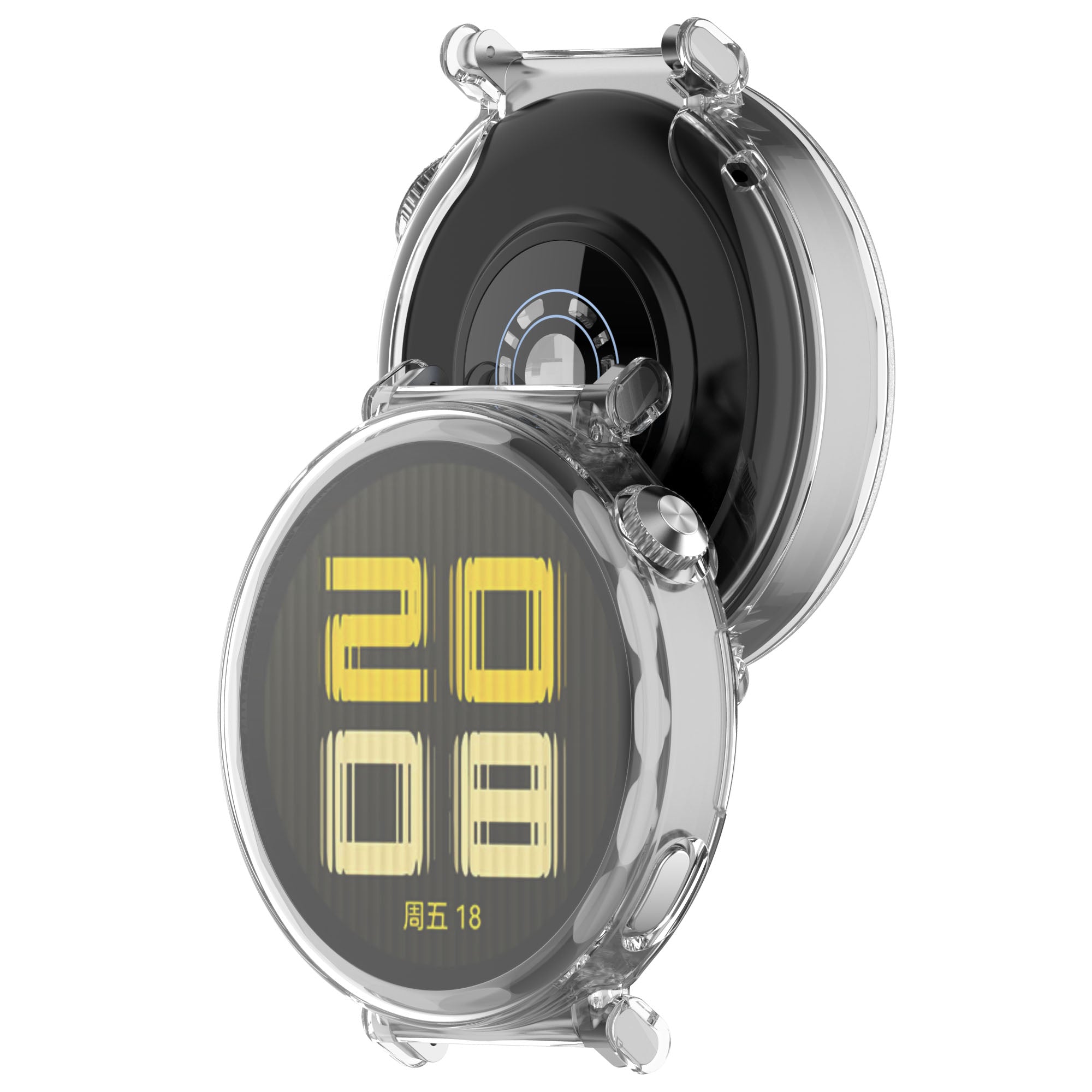 Schutzhülle für Huawei Watch GT 5 Pro 42 mm, Bizon Case Watch Felipe, Transparent