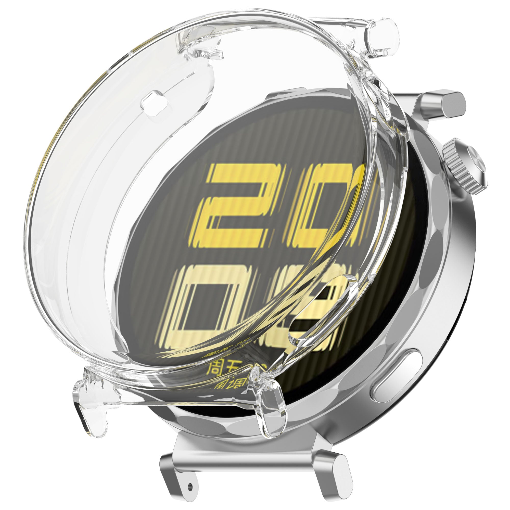 Schutzhülle für Huawei Watch GT 5 Pro 42 mm, Bizon Case Watch Felipe, Transparent