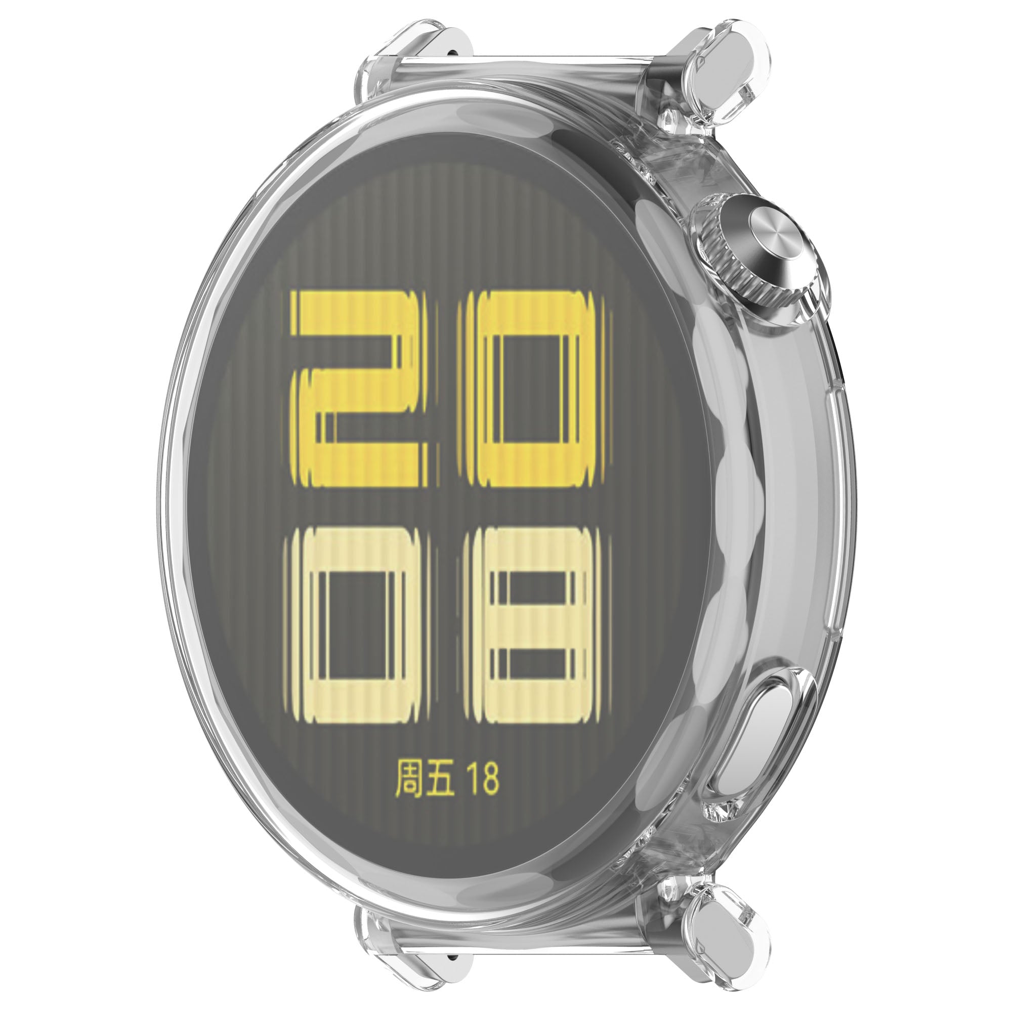 Schutzhülle für Huawei Watch GT 5 Pro 42 mm, Bizon Case Watch Felipe, Transparent