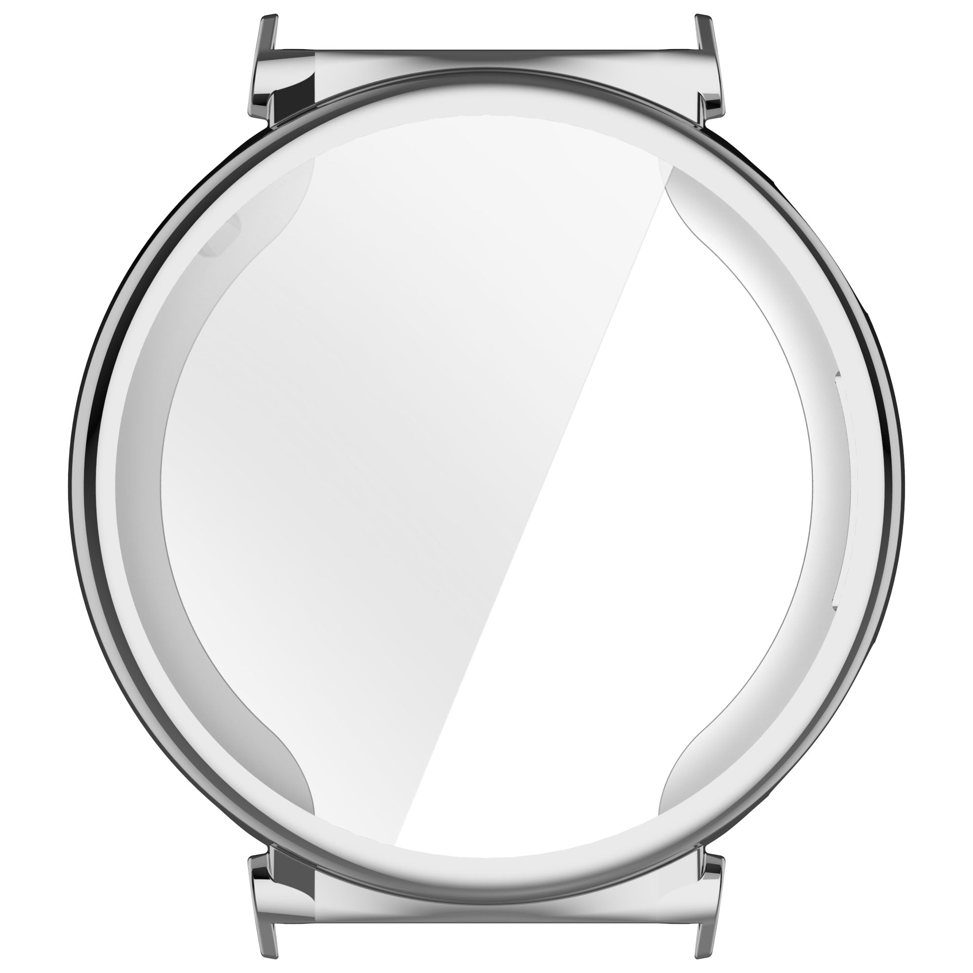 Schutzhülle für Huawei Watch GT 5 Pro 42 mm, Bizon Case Watch Felipe, Silbern