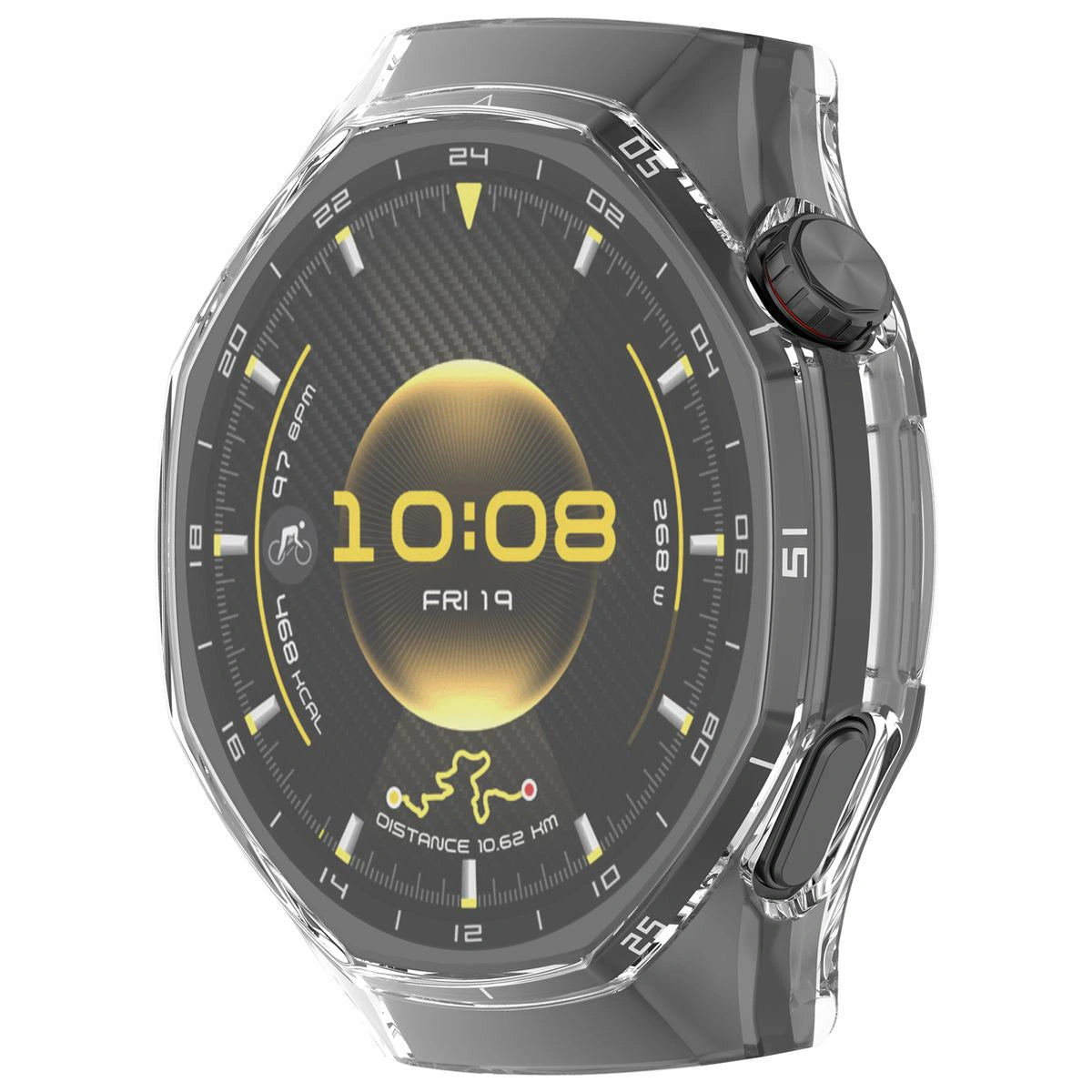 Schutzhülle für Huawei Watch GT6 Pro 46 mm, Bizon Case Watch Felipe, Transparent