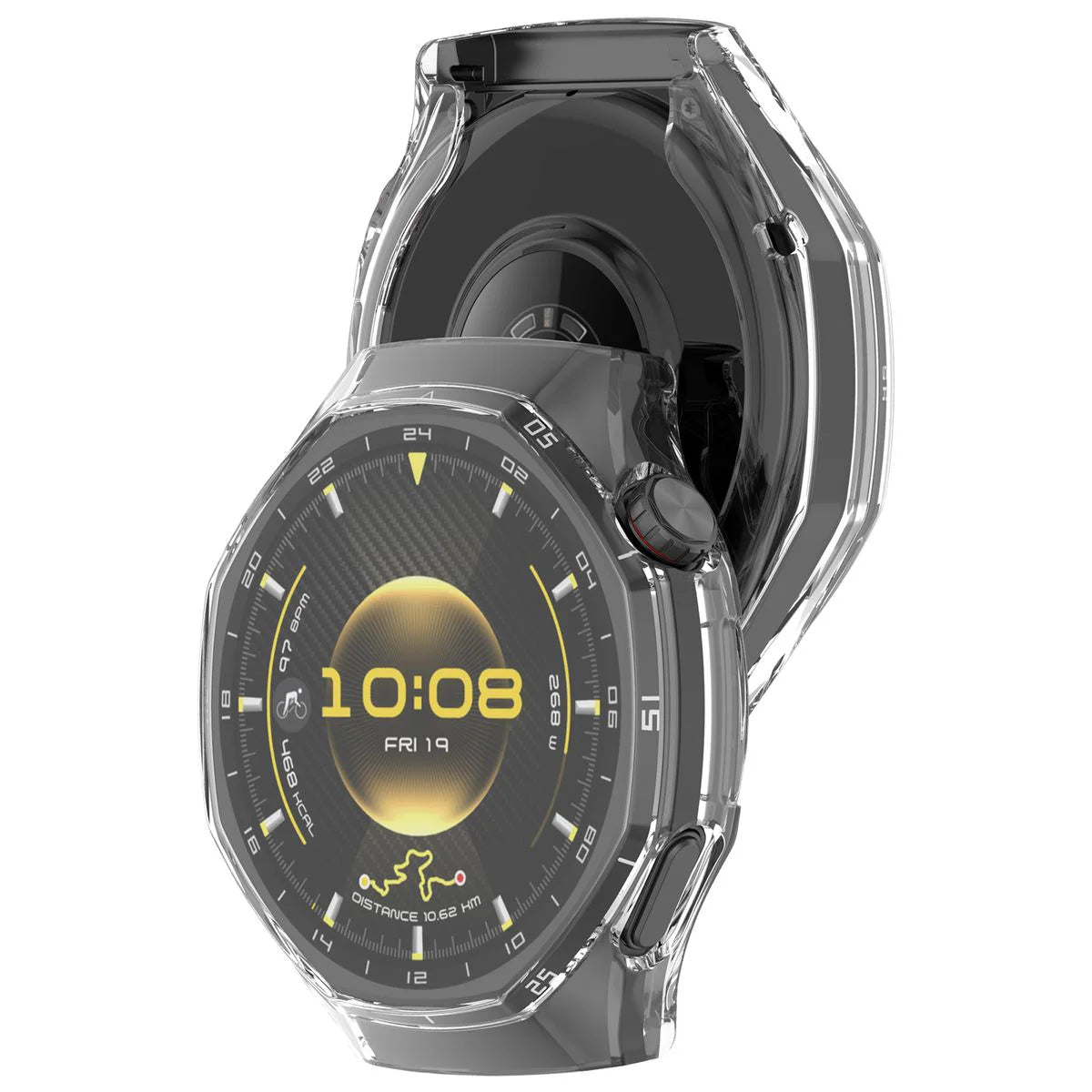 Schutzhülle für Huawei Watch GT 7 Pro 46 mm, Bizon Case Watch Felipe, Transparent (1/8)