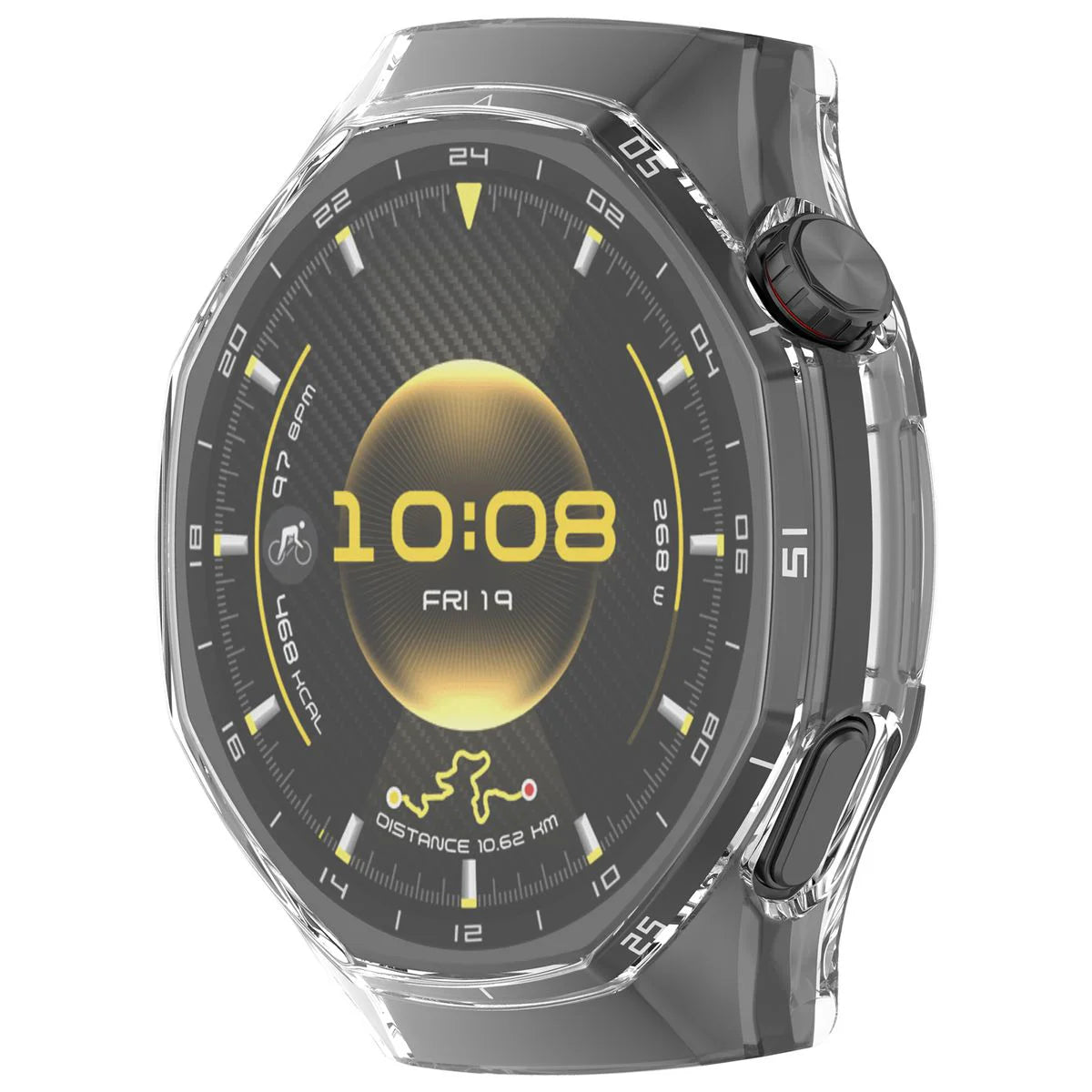 Schutzhülle für Huawei Watch GT 7 Pro 46 mm, Bizon Case Watch Felipe, Transparent (8/8)
