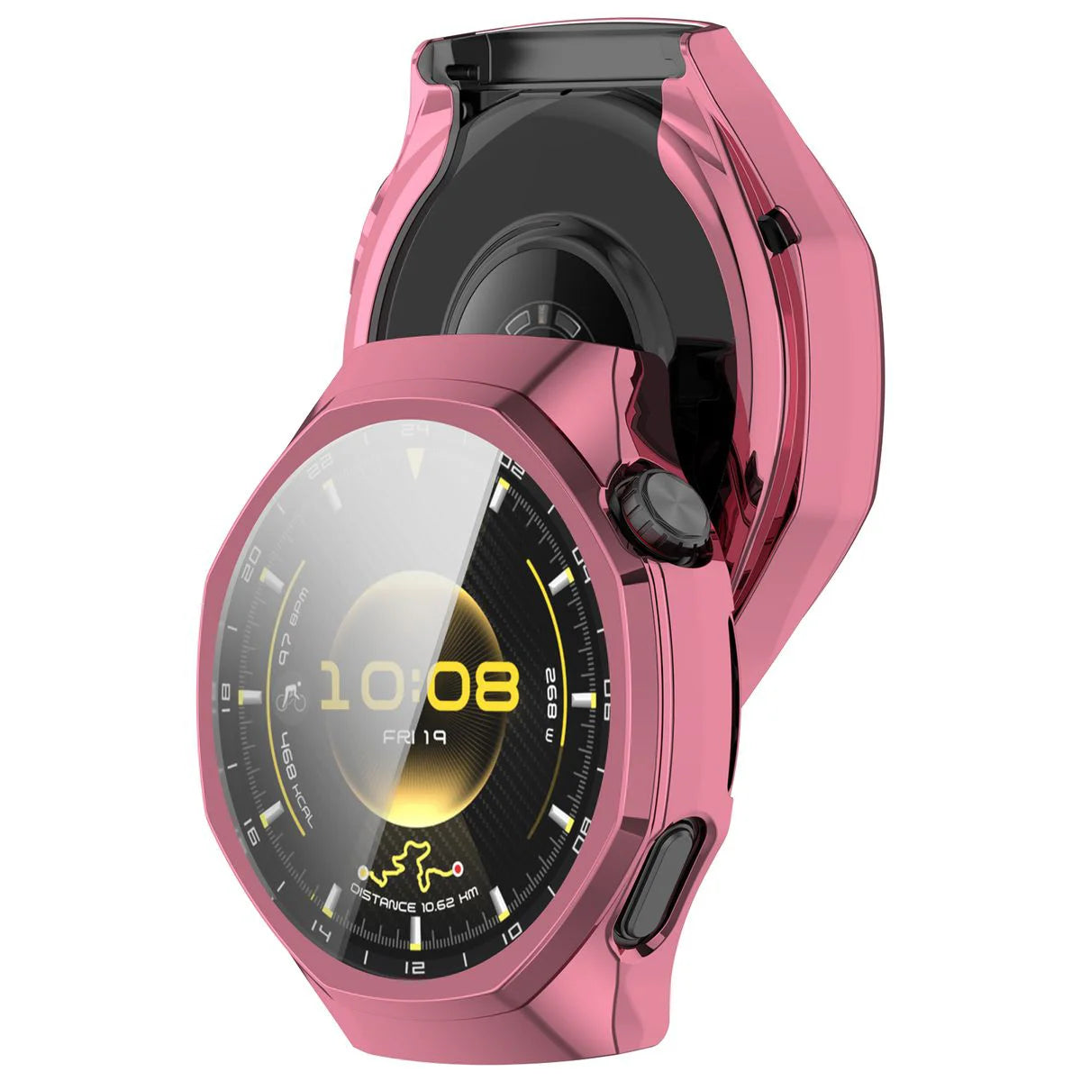 Schutzhülle für Huawei Watch GT 7 Pro 46 mm, Bizon Case Watch Felipe, Rosa (1/8)