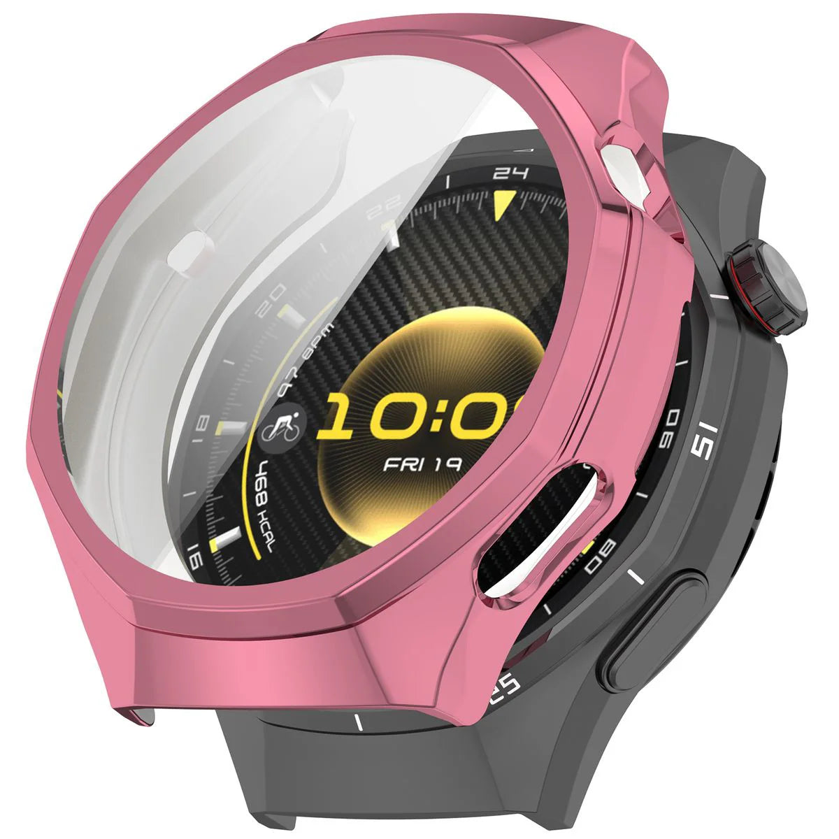 Schutzhülle für Huawei Watch GT 7 Pro 46 mm, Bizon Case Watch Felipe, Rosa (7/8)