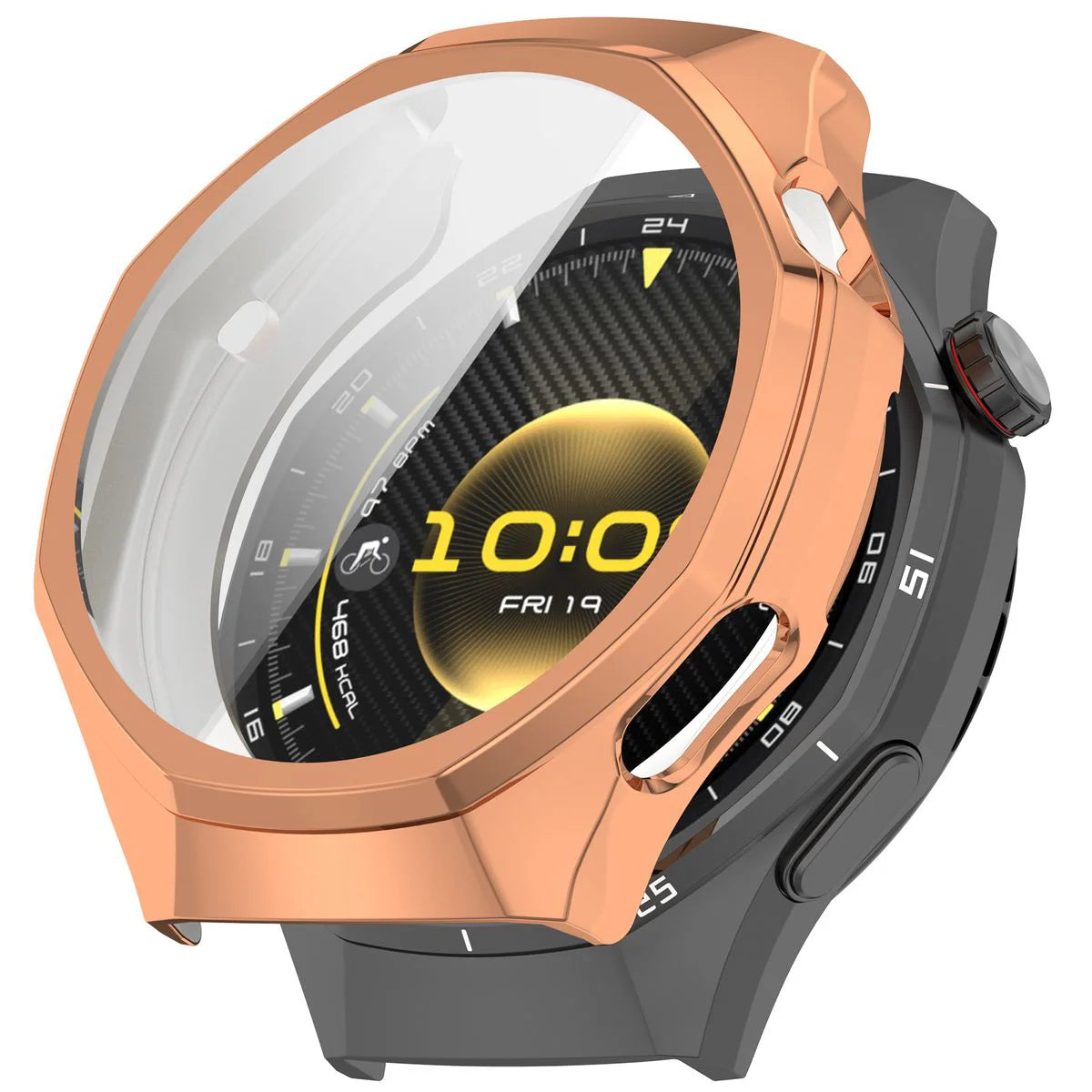 Schutzhülle für Huawei Watch GT 7 Pro 46 mm, Bizon Case Watch Felipe, Rosegold (7/8)