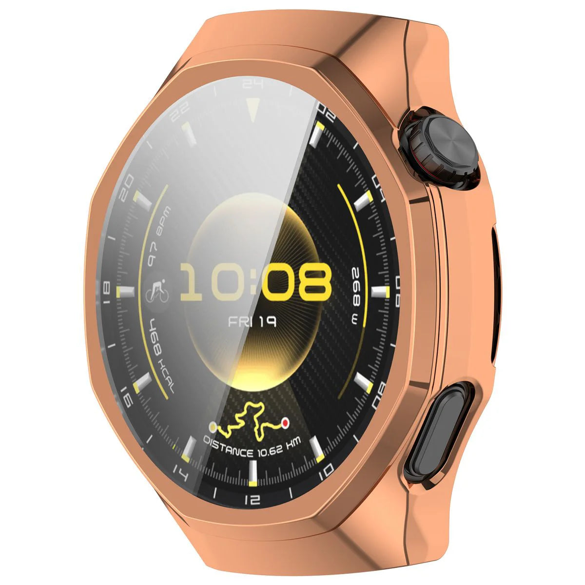 Schutzhülle für Huawei Watch GT 7 Pro 46 mm, Bizon Case Watch Felipe, Rosegold (8/8)