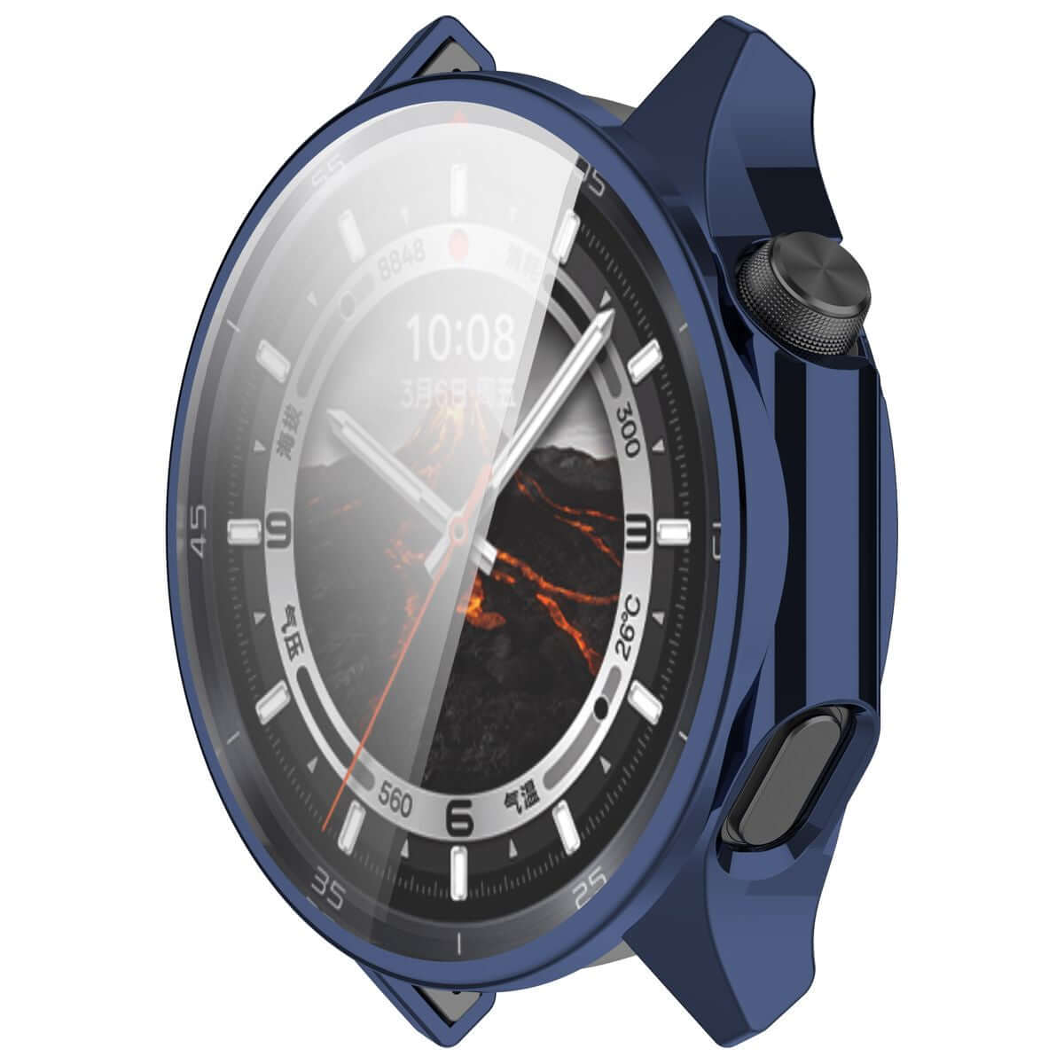 Schutzhülle für OnePlus Watch 3 / Oppo Watch X2, Bizon Case Watch Felipe, Blau
