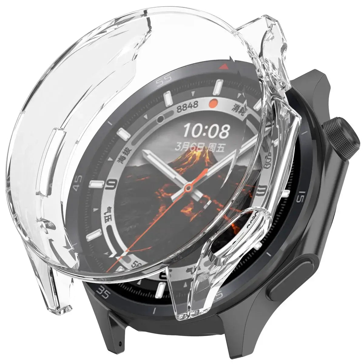 Schutzhülle für OnePlus Watch 3 / Oppo Watch X2, Bizon Case Watch Felipe, Transparent