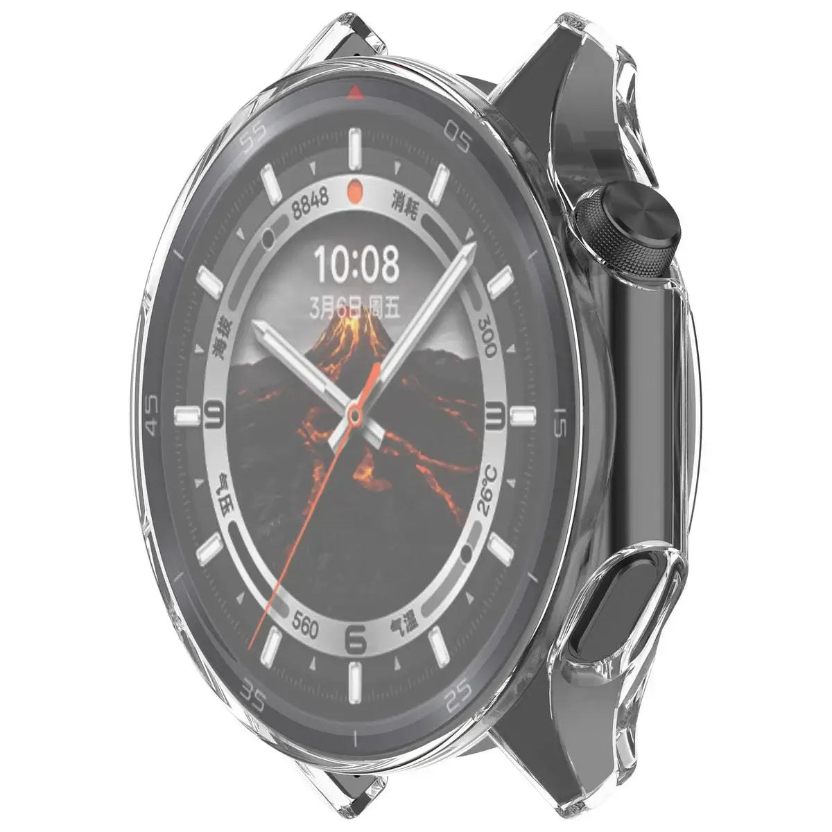 Schutzhülle für OnePlus Watch 3 / Oppo Watch X2, Bizon Case Watch Felipe, Transparent