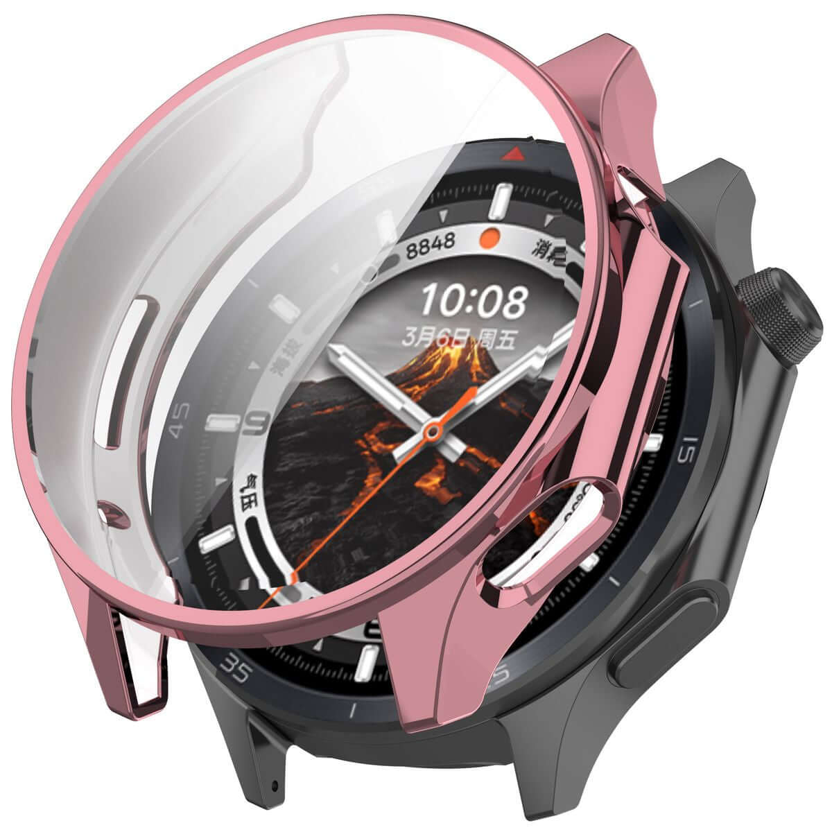 Schutzhülle für OnePlus Watch 3 / Oppo Watch X2, Bizon Case Watch Felipe, Rosa