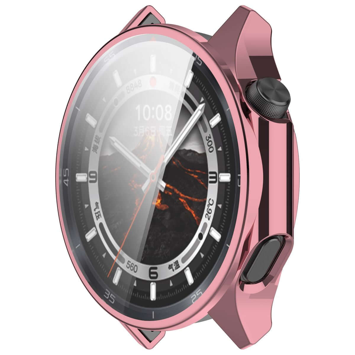 Schutzhülle für OnePlus Watch 3 / Oppo Watch X2, Bizon Case Watch Felipe, Rosa
