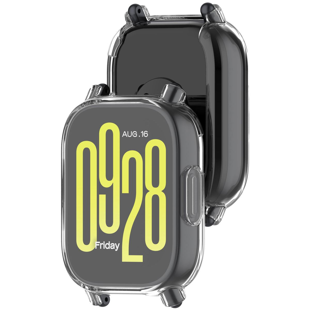 Schutzhülle für Xiaomi Redmi Watch 5 Active, Bizon Case Watch Felipe, Transparent