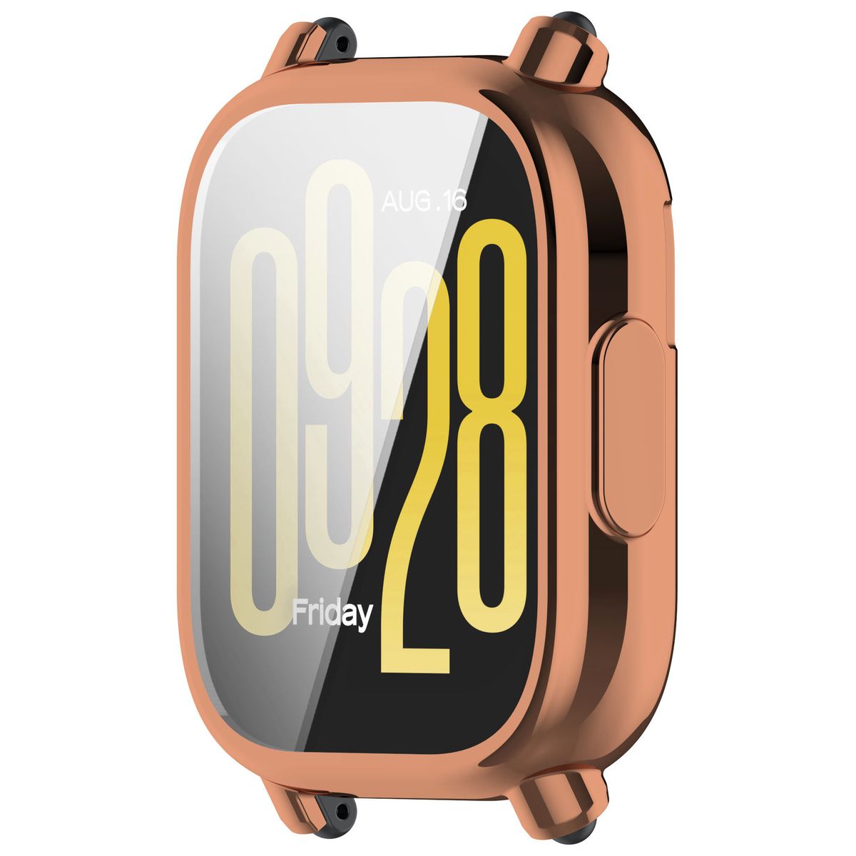 Schutzhülle für Xiaomi Redmi Watch 5 Active, Bizon Case Watch Felipe, Rosegold