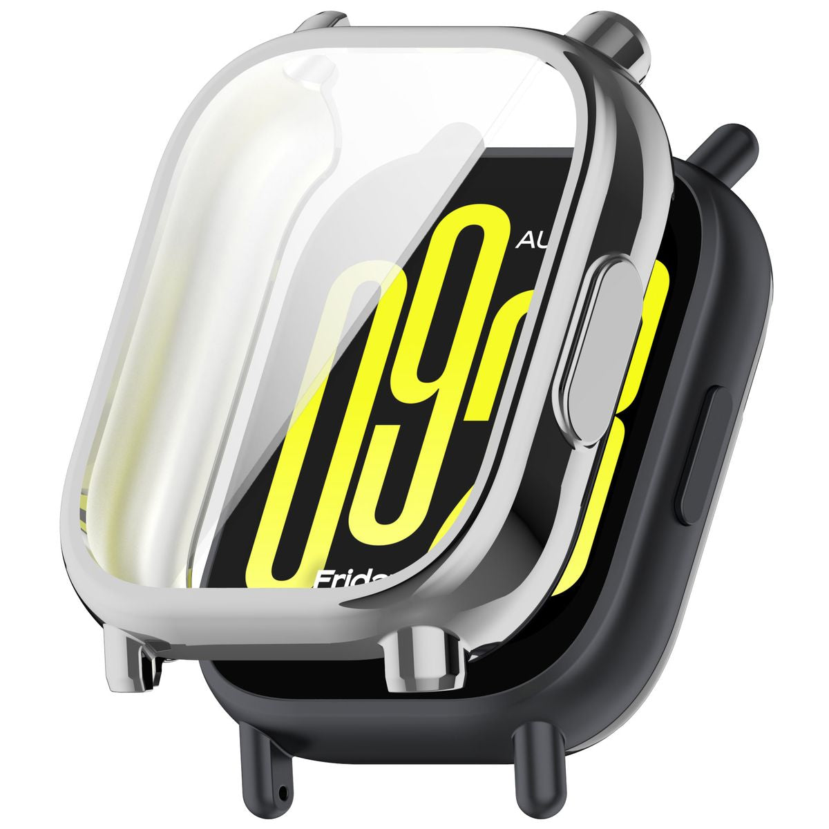 Schutzhülle für Xiaomi Redmi Watch 5 Active, Bizon Case Watch Felipe, Silbern