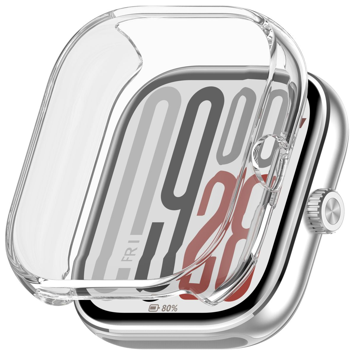 Schutzhülle für Xiaomi Redmi Watch 5, Bizon Case Watch Felipe, Transparent
