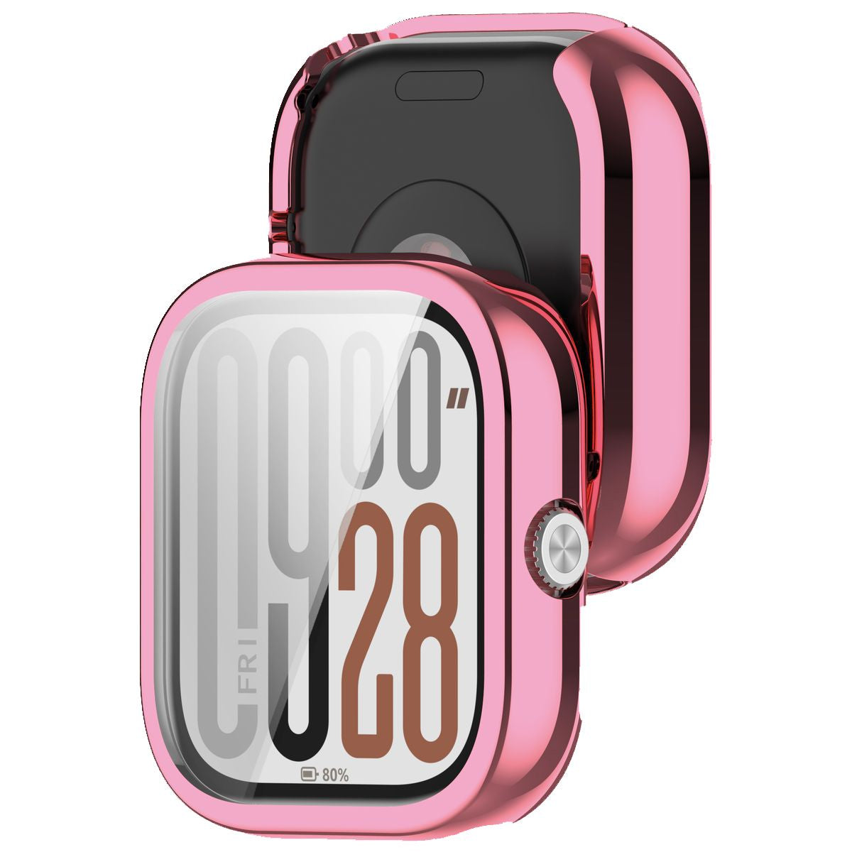Schutzhülle für Xiaomi Redmi Watch 5, Bizon Case Watch Felipe, Rosa