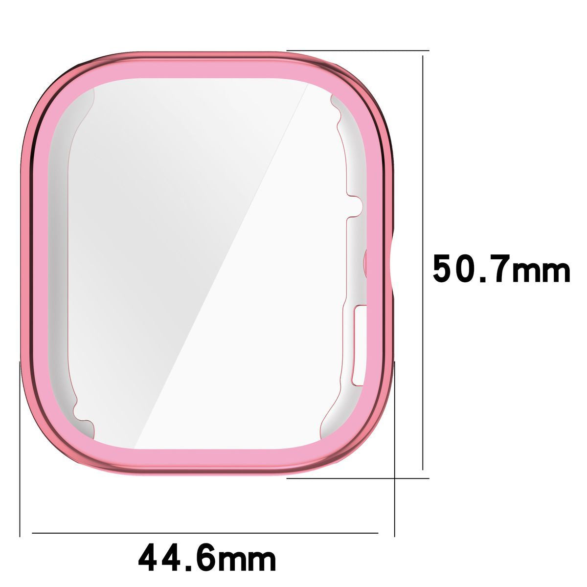 Schutzhülle für Xiaomi Redmi Watch 5, Bizon Case Watch Felipe, Rosa