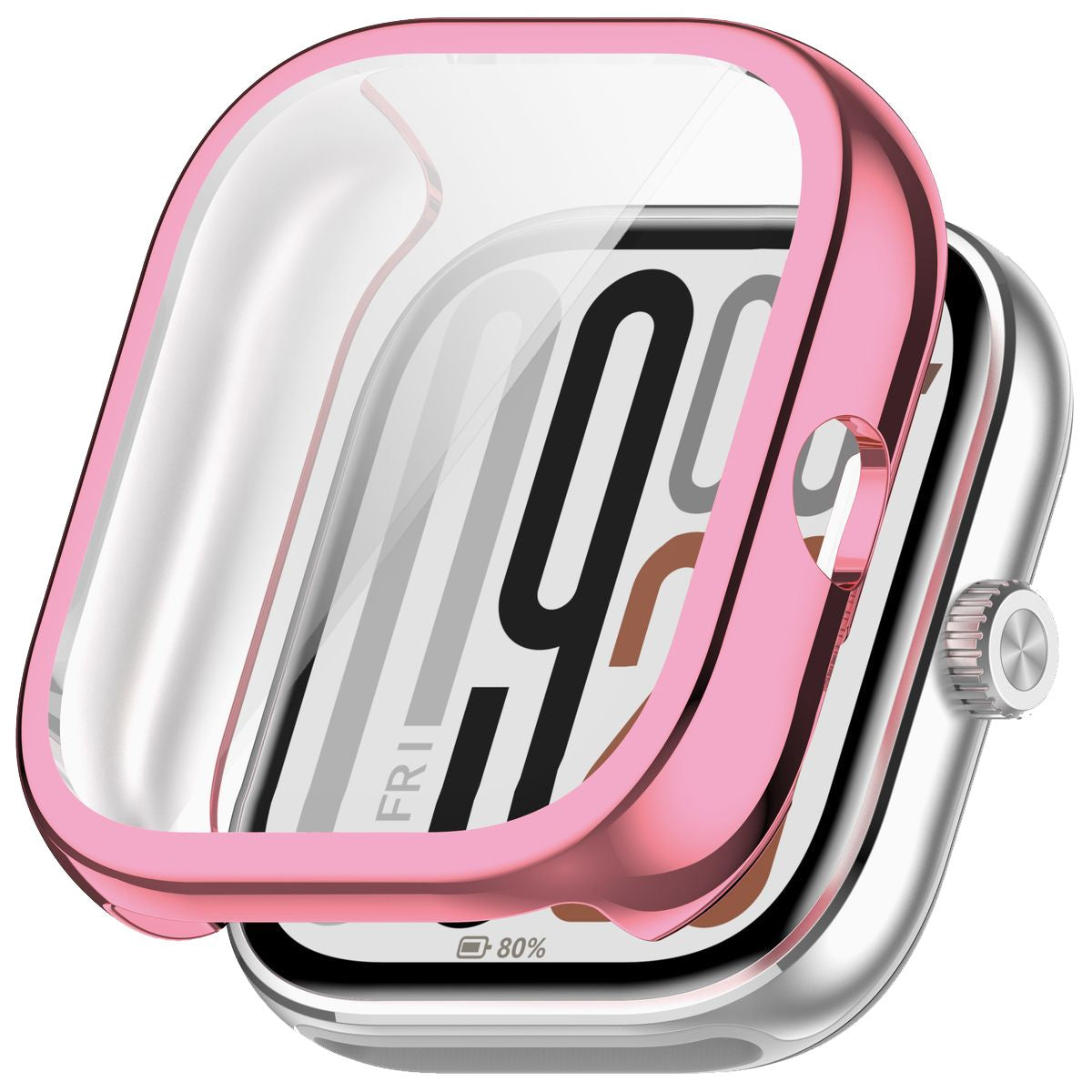 Schutzhülle für Xiaomi Redmi Watch 5, Bizon Case Watch Felipe, Rosa