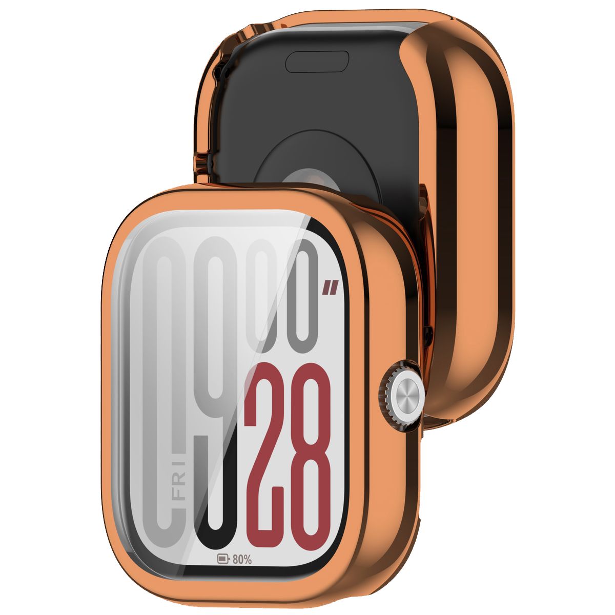 Schutzhülle für Xiaomi Redmi Watch 5, Bizon Case Watch Felipe, Rosegold