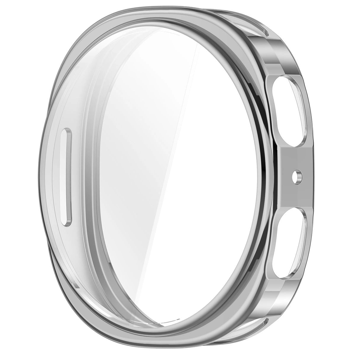 Schutzhülle für Galaxy Watch 8 44 mm, Bizon Case Watch Felipe, Silbern