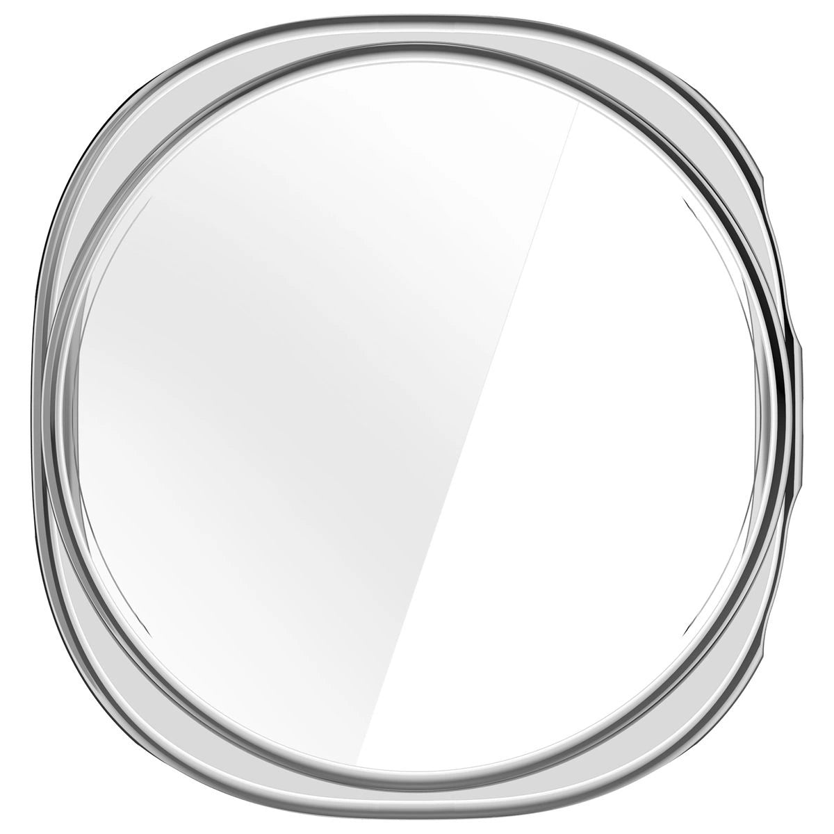Schutzhülle für Galaxy Watch 8 44 mm, Bizon Case Watch Felipe, Silbern