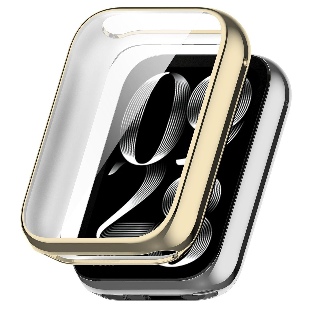 Schutzhülle für Xiaomi Smart Band 8 Pro, Bizon Case Watch Felipe, Gold