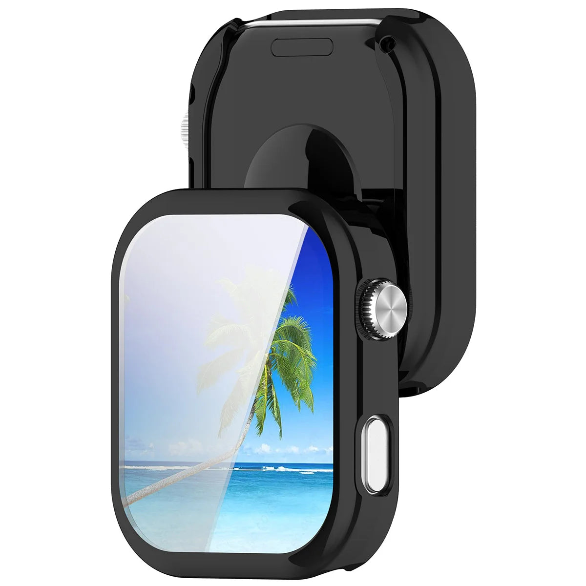 Schutzhülle für Xiaomi Redmi Watch 6, Bizon Case Watch Felipe, Schwarz