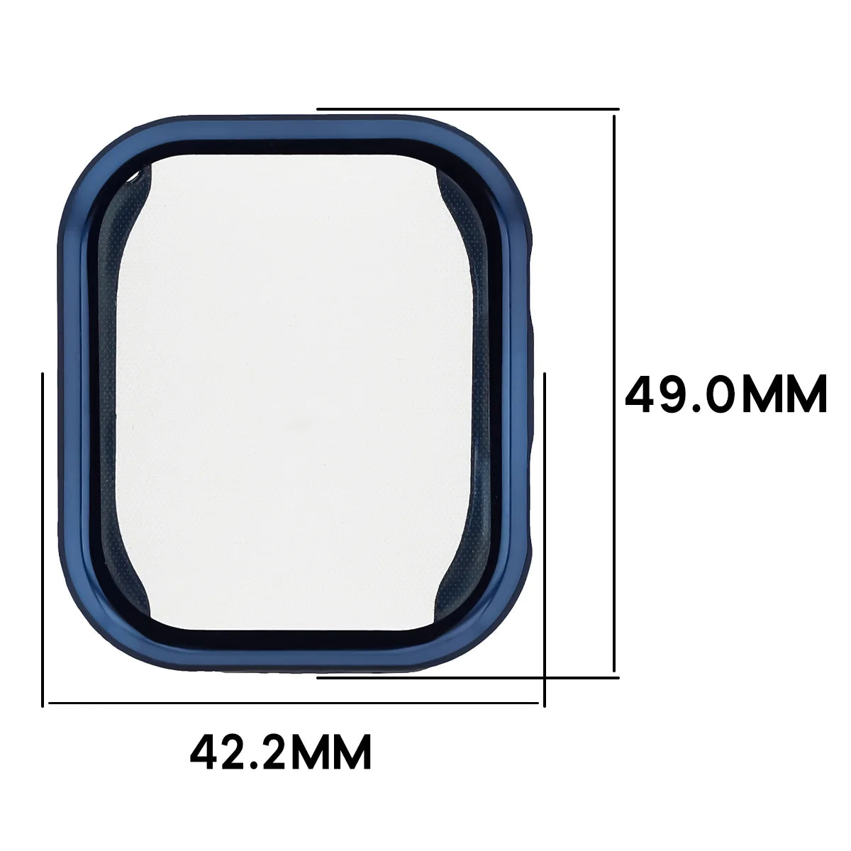 Schutzhülle für Xiaomi Redmi Watch 6, Bizon Case Watch Felipe, Blau
