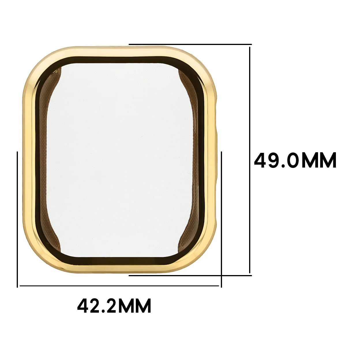 Schutzhülle für Xiaomi Redmi Watch 6, Bizon Case Watch Felipe, Golden