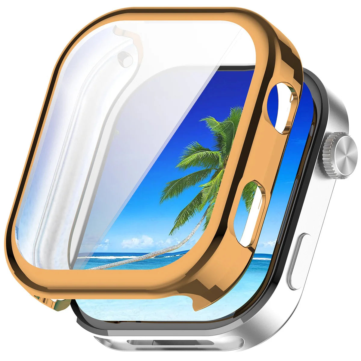 Schutzhülle für Xiaomi Redmi Watch 6, Bizon Case Watch Felipe, Rosegold