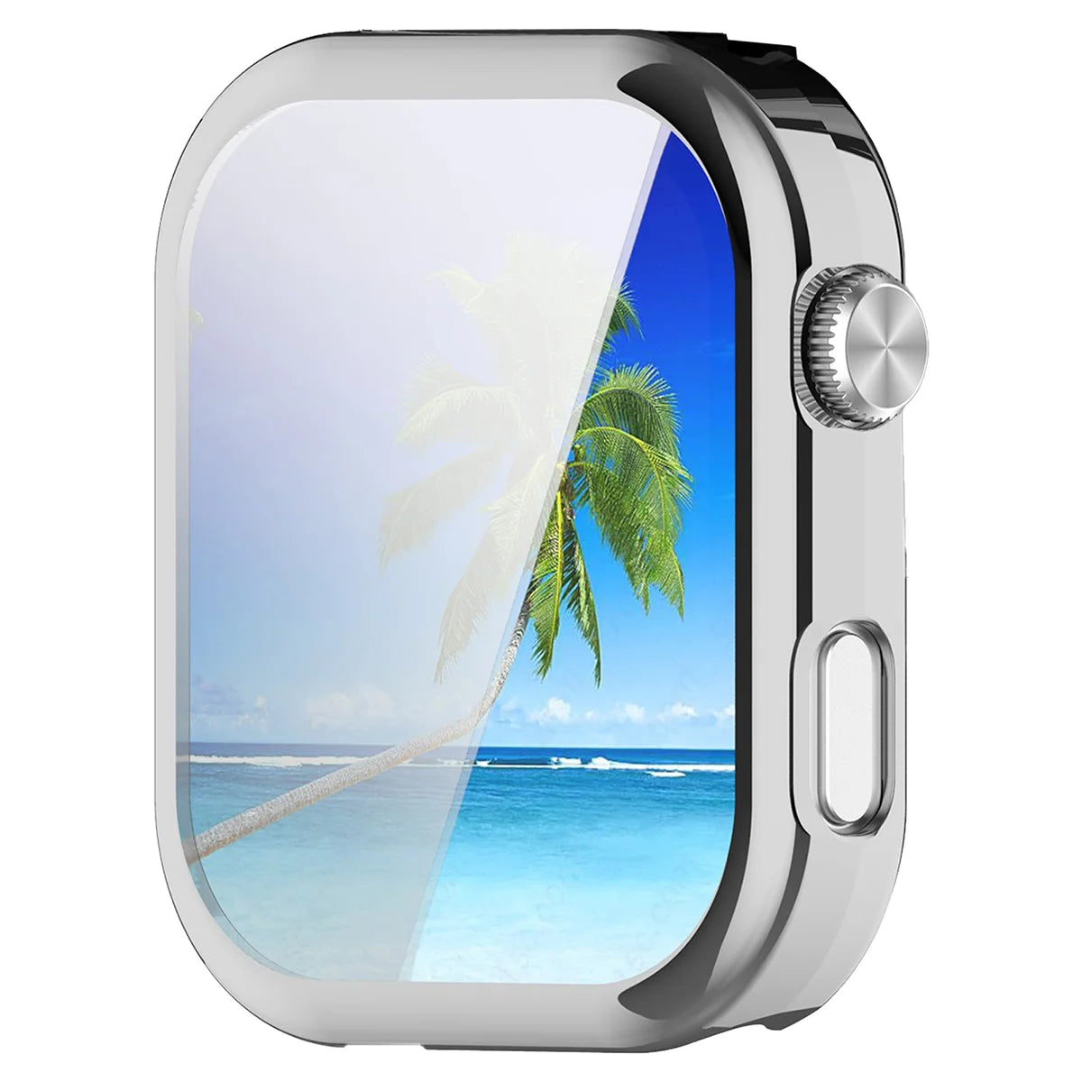 Schutzhülle für Xiaomi Redmi Watch 6, Bizon Case Watch Felipe, Silbern