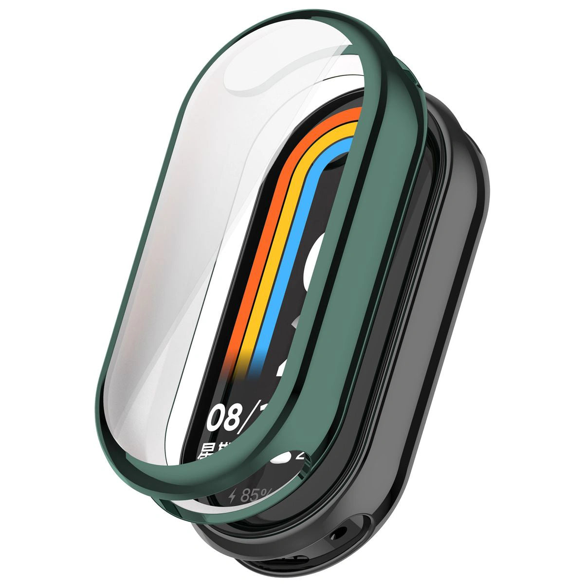 Schutzhülle für Xiaomi Smart Band 10, Bizon Case Watch Felipe, Grün