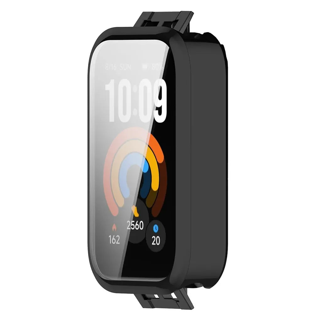 Schutzhülle für Xiaomi Smart Band 11 Active, Bizon Case Watch Felipe, Schwarz (8/8)