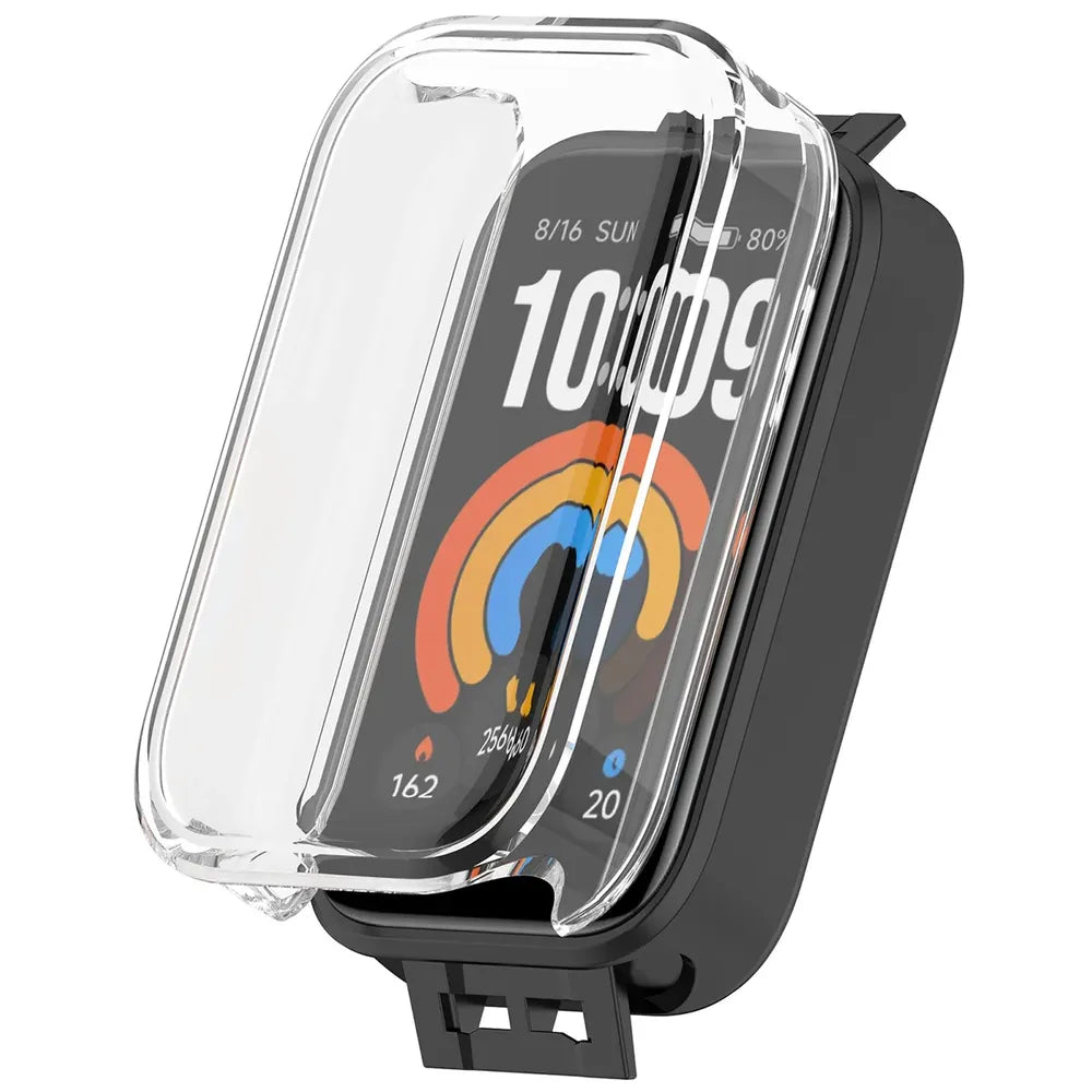 Schutzhülle für Xiaomi Smart Band 11 Active, Bizon Case Watch Felipe, Transparent (7/8)