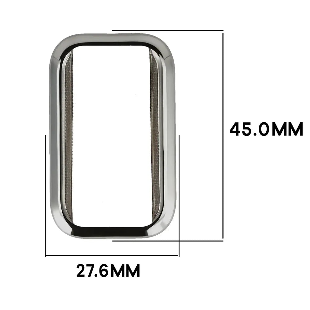Schutzhülle für Xiaomi Smart Band 11 Active, Bizon Case Watch Felipe, Silbern (2/8)