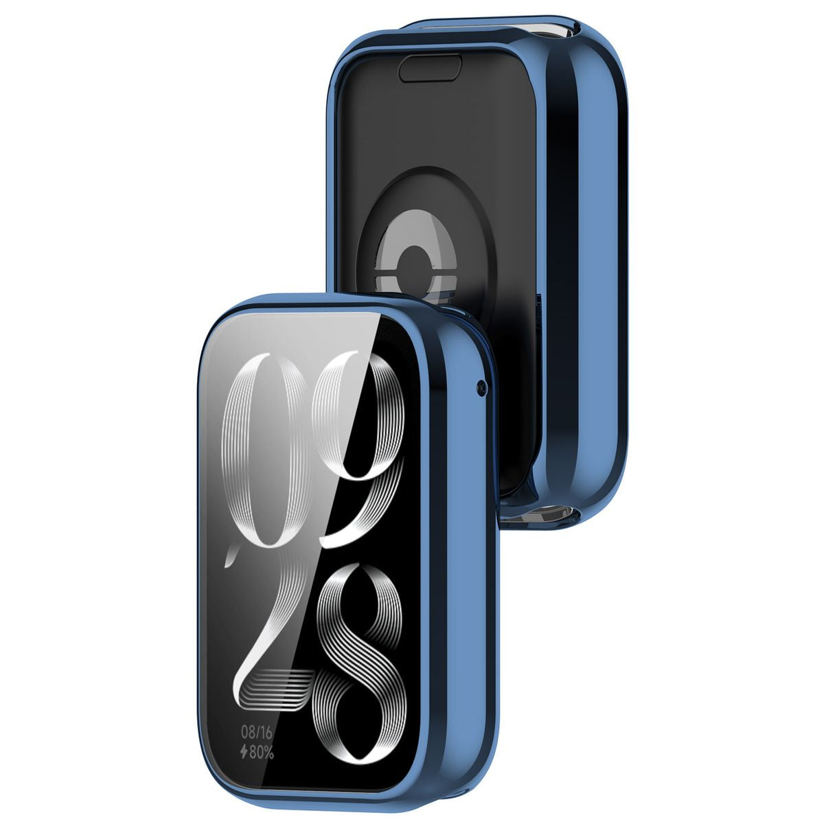 Schutzhülle für Xiaomi Mi Smart Band 9 Pro, Bizon Case Watch Felipe, Blau