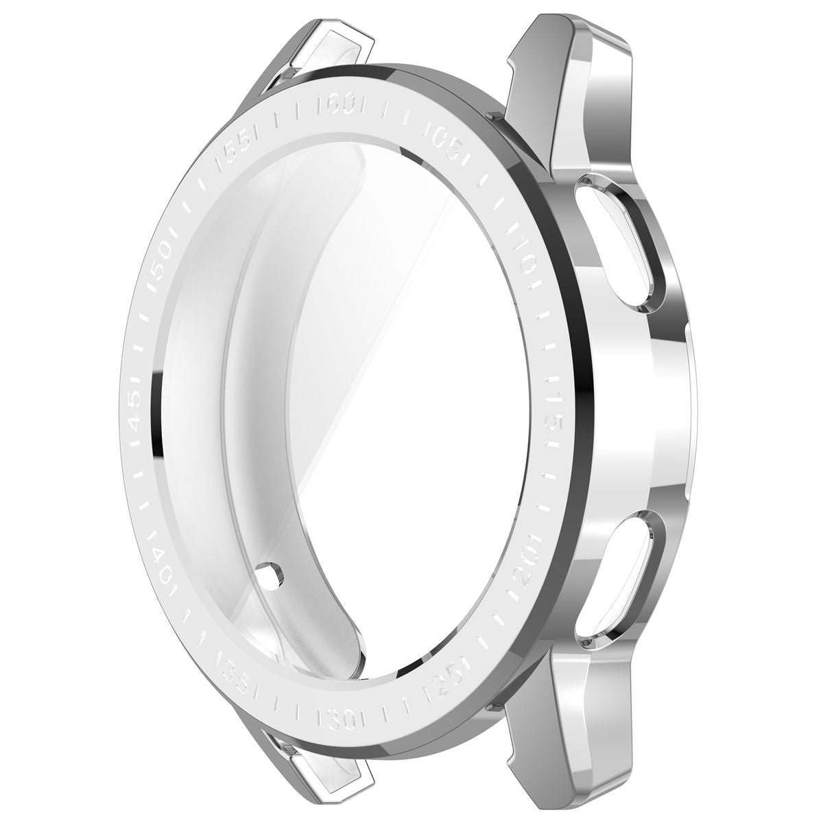 Schutzhülle für Xiaomi Watch S3 47 mm, Bizon Case Watch Felipe, Silbern
