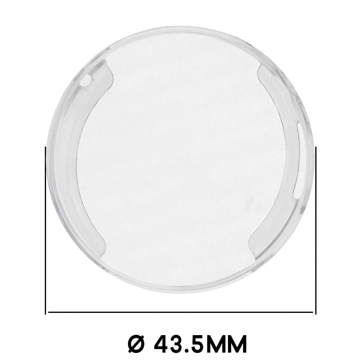 Schutzhülle für Xiaomi Watch S4 41 mm, Bizon Case Watch Felipe, Transparent