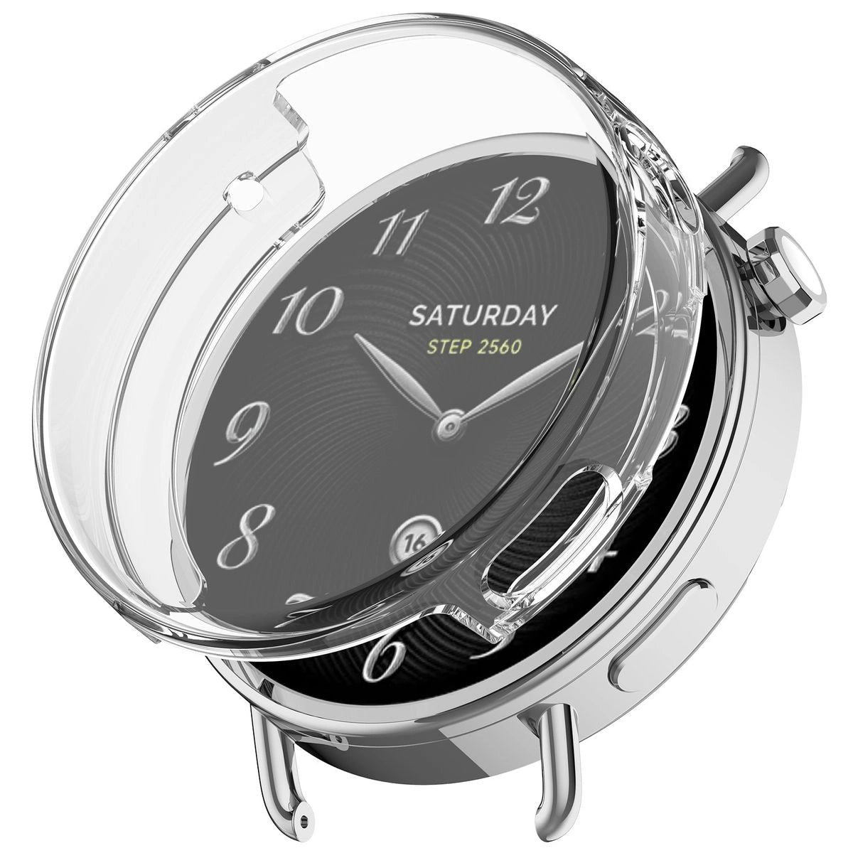 Schutzhülle für Xiaomi Watch S4 41 mm, Bizon Case Watch Felipe, Transparent
