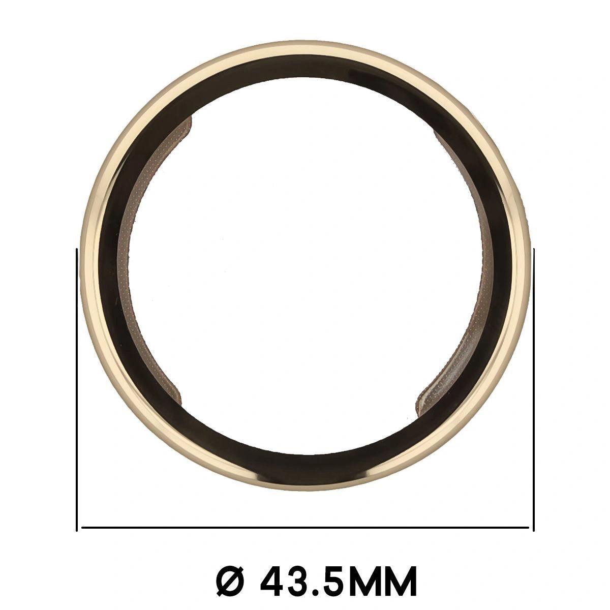 Schutzhülle für Xiaomi Watch S4 41 mm, Bizon Case Watch Felipe, Golden