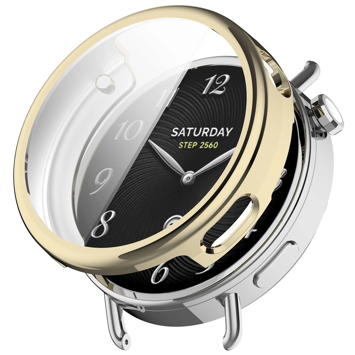 Schutzhülle für Xiaomi Watch S4 41 mm, Bizon Case Watch Felipe, Golden