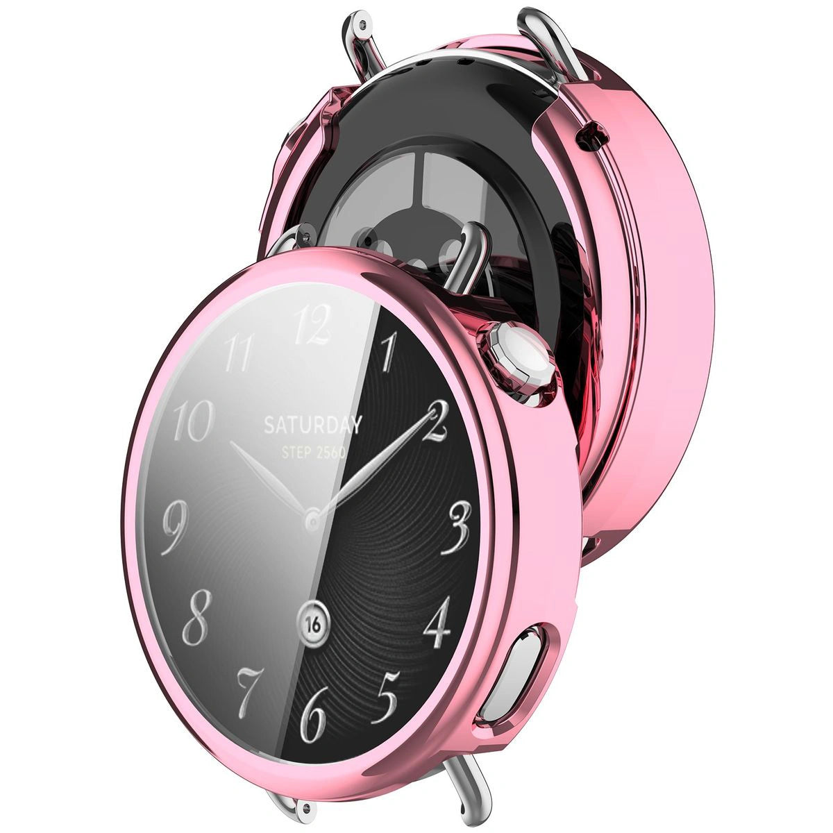 Schutzhülle für Xiaomi Watch S4 41 mm, Bizon Case Watch Felipe, Rosa