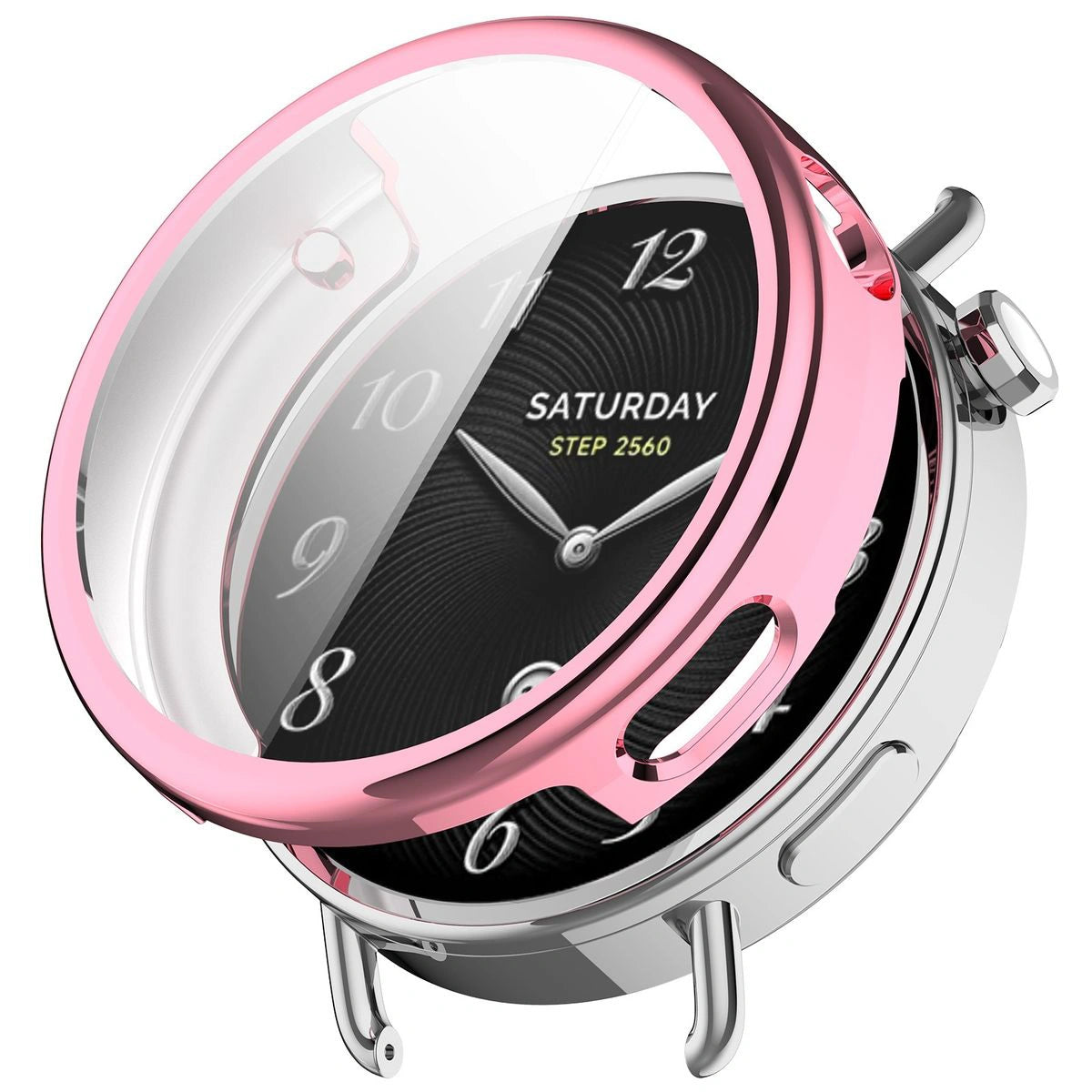 Schutzhülle für Xiaomi Watch S4 41 mm, Bizon Case Watch Felipe, Rosa