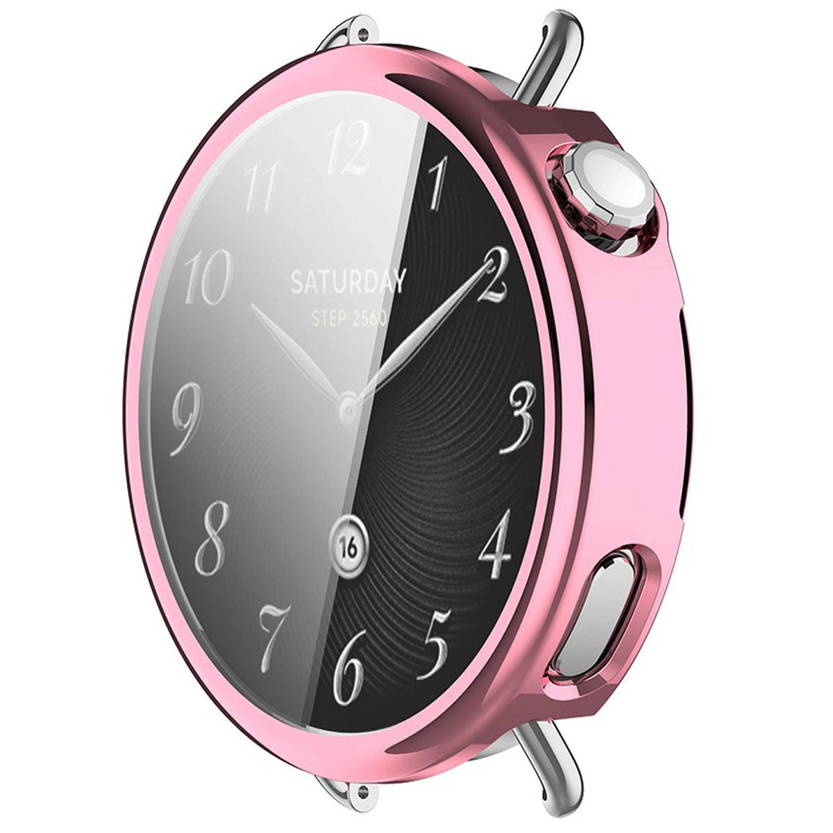 Schutzhülle für Xiaomi Watch S4 41 mm, Bizon Case Watch Felipe, Rosa
