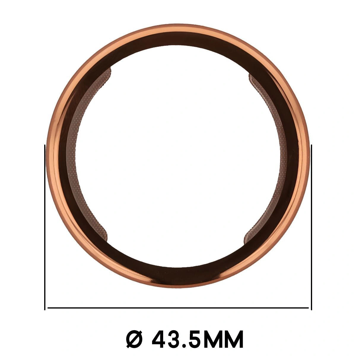 Schutzhülle für Xiaomi Watch S4 41 mm, Bizon Case Watch Felipe, Rosegold