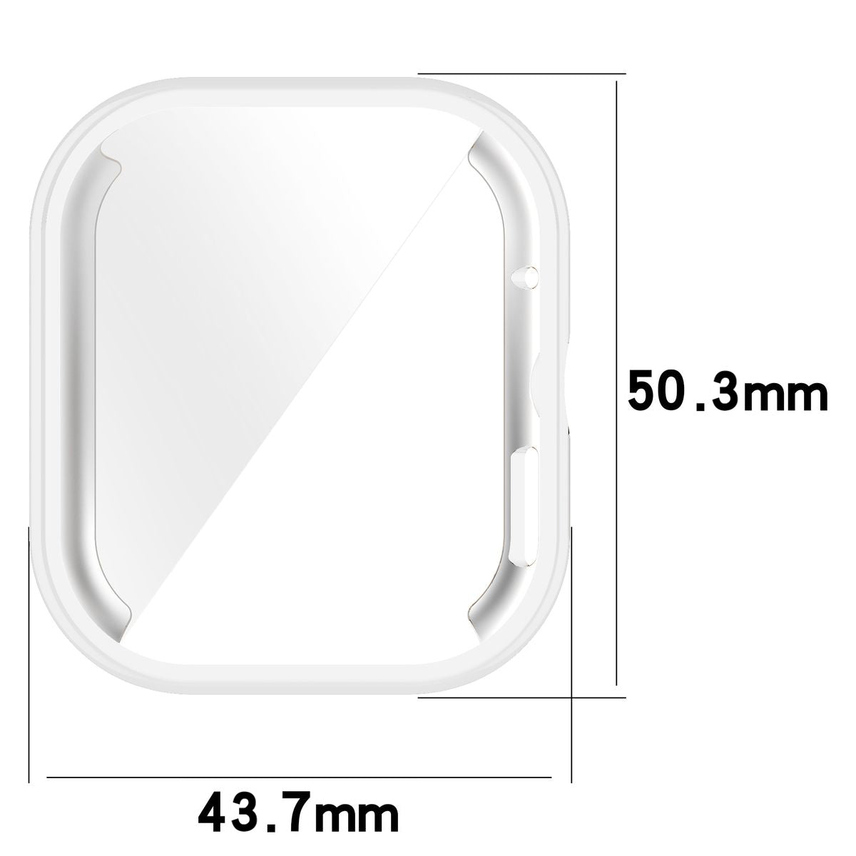 Schutzhülle für Xiaomi Redmi Watch 4, Bizon Case Watch Felipe, Transparent